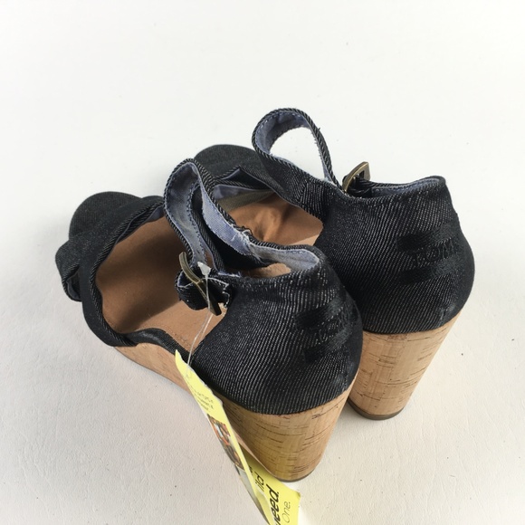 Toms Gray Clarissa Wedges T1016233 - Picture 4 of 6